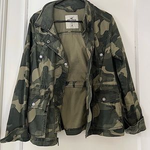 Camo Twill Jacket from Hollister